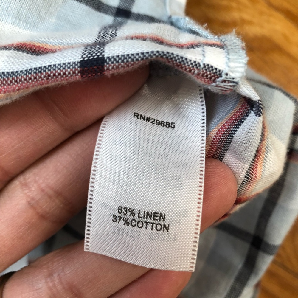 Pendleton Linen Button Down Shirt - image 6